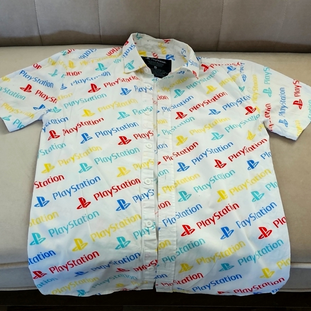 Boys Playstation short sleeve shirt.